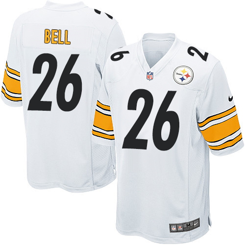 Men's Game Le'Veon Bell Nike Jersey White Road - #26 NFL Pittsburgh Steelers